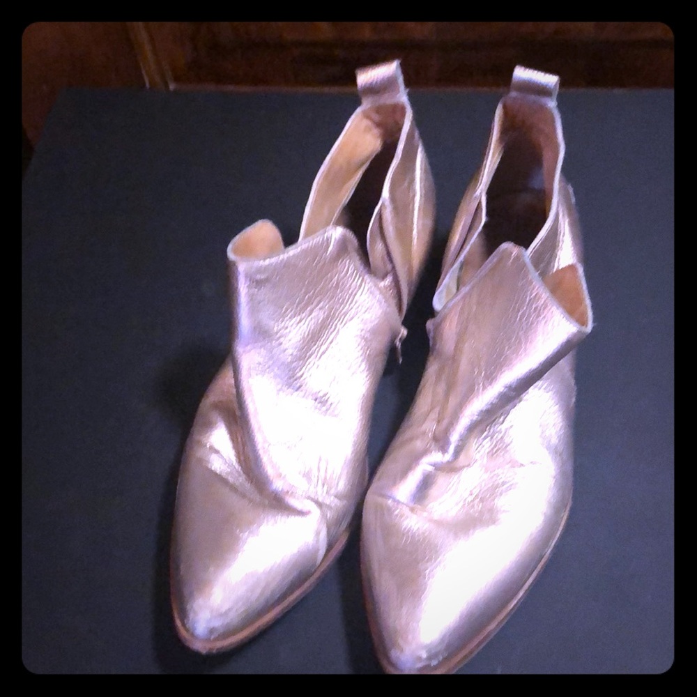 Metallic boots